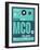 MCO Orlando Luggage Tag II-NaxArt-Framed Art Print