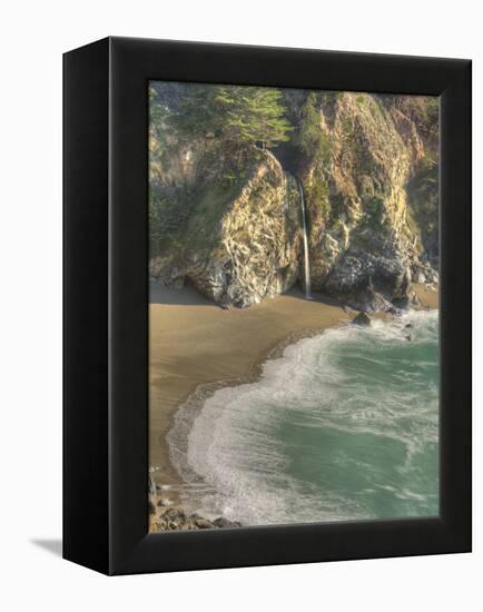 Mcway Falls at Julia Pfeiffer Burns State Park on the Big Sur Coast of California-Kyle Hammons-Framed Premier Image Canvas