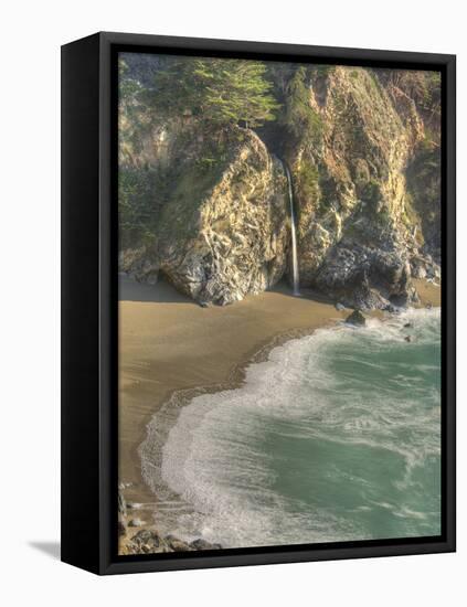 Mcway Falls at Julia Pfeiffer Burns State Park on the Big Sur Coast of California-Kyle Hammons-Framed Premier Image Canvas