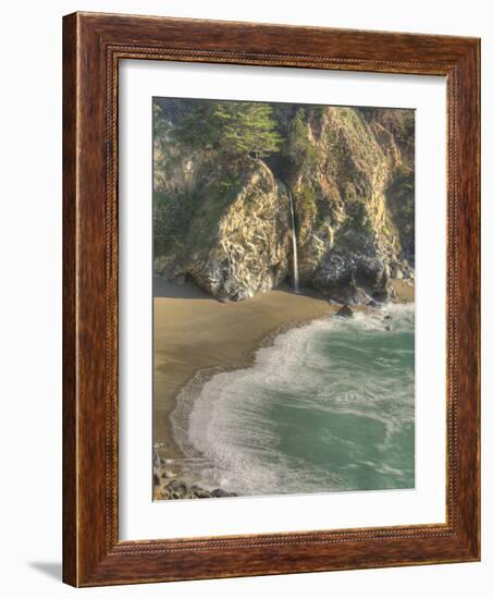 Mcway Falls at Julia Pfeiffer Burns State Park on the Big Sur Coast of California-Kyle Hammons-Framed Photographic Print