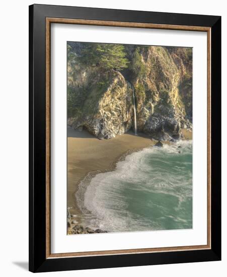 Mcway Falls at Julia Pfeiffer Burns State Park on the Big Sur Coast of California-Kyle Hammons-Framed Photographic Print