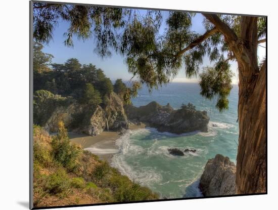 Mcway Falls at Julia Pfeiffer Burns State Park on the Big Sur Coast of California-Kyle Hammons-Mounted Photographic Print