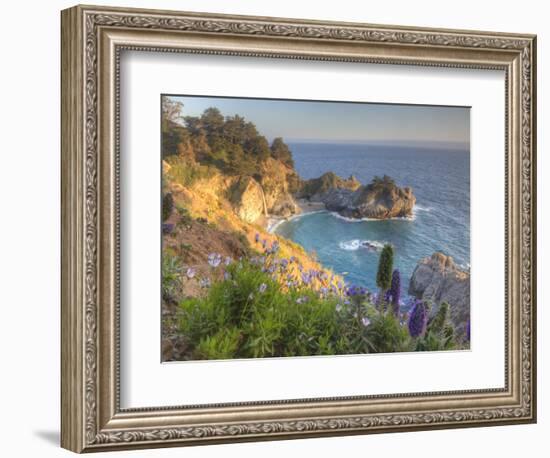 Mcway Falls at Julia Pfieffer Burns State Park Near Big Sur, California, USA-Chuck Haney-Framed Photographic Print