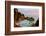 Mcway Falls in Big Sur at Sunset, California-Andy777-Framed Photographic Print