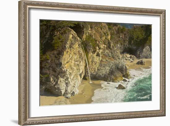 Mcway Falls, Julia Pfeiffer Burns State Park, Big Sur, California, USA-Michel Hersen-Framed Photographic Print