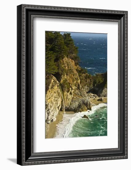 Mcway Falls, Julia Pfeiffer Burns State Park, Big Sur, California, USA-Michel Hersen-Framed Photographic Print