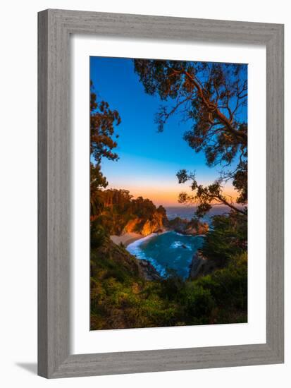 Mcway Falls Julia Pfeiffer Burns State Park, Near Carmel California Usa-Kris Wiktor-Framed Photographic Print