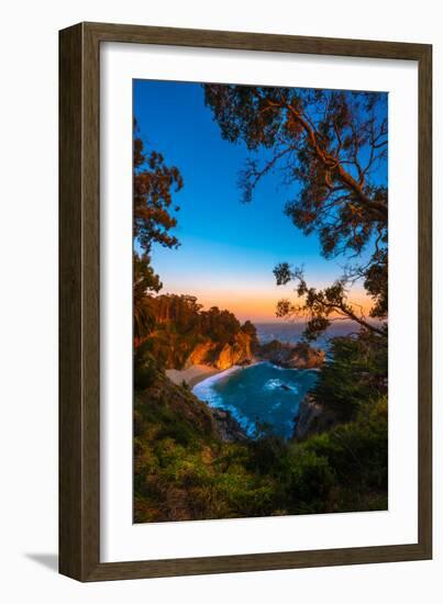 Mcway Falls Julia Pfeiffer Burns State Park, Near Carmel California Usa-Kris Wiktor-Framed Photographic Print