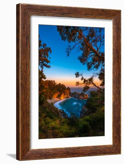 Mcway Falls Julia Pfeiffer Burns State Park, Near Carmel California Usa-Kris Wiktor-Framed Photographic Print