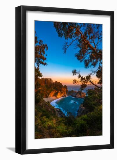 Mcway Falls Julia Pfeiffer Burns State Park, Near Carmel California Usa-Kris Wiktor-Framed Photographic Print