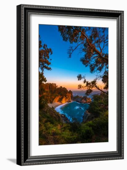 Mcway Falls Julia Pfeiffer Burns State Park, Near Carmel California Usa-Kris Wiktor-Framed Photographic Print