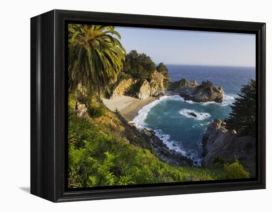 Mcway Falls, Mcway Cove, Julia Pfeiffer Burns State Park, California, Usa-Rainer Mirau-Framed Premier Image Canvas