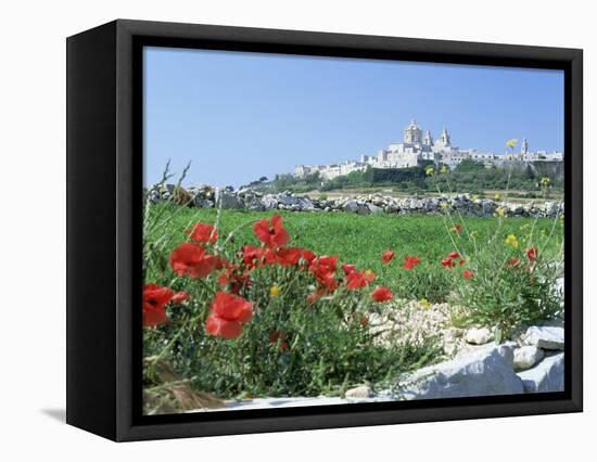 Mdina, the Silent City, Malta-Simon Harris-Framed Premier Image Canvas