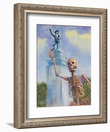 Me and Juan go way way back-Marie Marfia-Framed Giclee Print