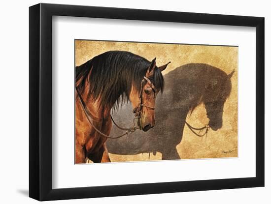 Me and my Shadow (color)-Barry Hart-Framed Art Print