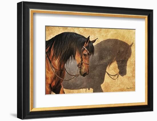 Me and my Shadow (color)-Barry Hart-Framed Art Print