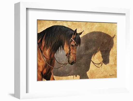 Me and my Shadow (color)-Barry Hart-Framed Art Print