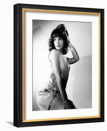 Me faire ca a moi by PierreGrimblat with Bernadette Lafont, 1961 (b/w photo)-null-Framed Photo