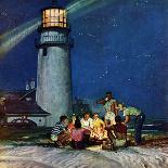 "Christmas at the Lighthouse," December 28, 1946-Mead Schaeffer-Giclee Print