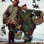 "Flying Cowboy," Saturday Evening Post Cover, May 17, 1947-Mead Schaeffer-Giclee Print