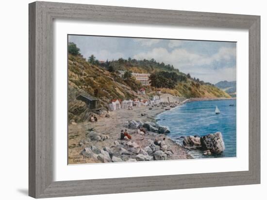 Meadfoot Beach, Torquay-Alfred Robert Quinton-Framed Giclee Print