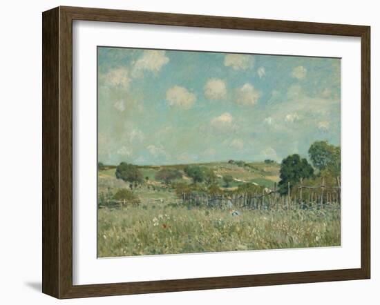 Meadow, 1875-Alfred Sisley-Framed Art Print