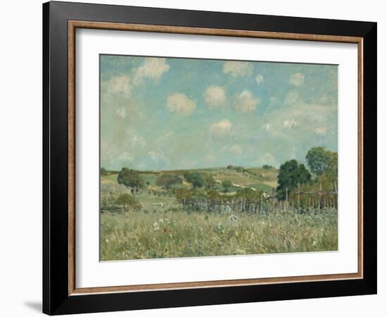 Meadow, 1875-Alfred Sisley-Framed Art Print