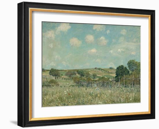 Meadow, 1875-Alfred Sisley-Framed Art Print