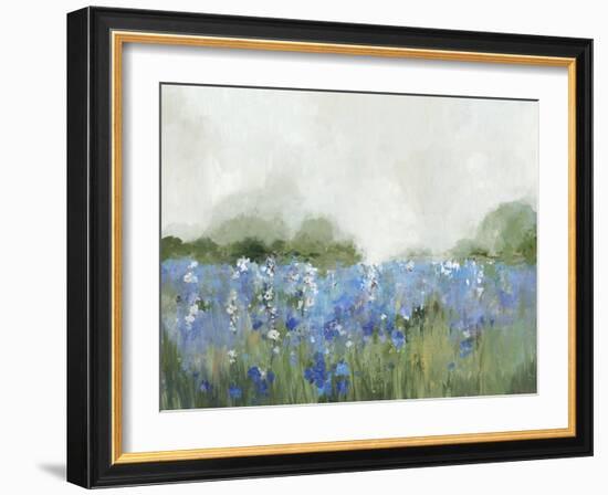 Meadow Bluebells Field-Allison Pearce-Framed Art Print
