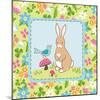 Meadow Bunny II-Betz White-Mounted Art Print