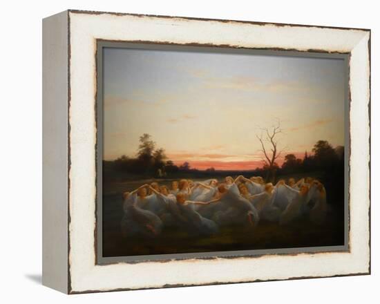 Meadow Elves (The Fairies of Meado)-Nils Jakob Blommér-Framed Premier Image Canvas