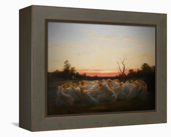 Meadow Elves (The Fairies of Meado)-Nils Jakob Blommér-Framed Premier Image Canvas