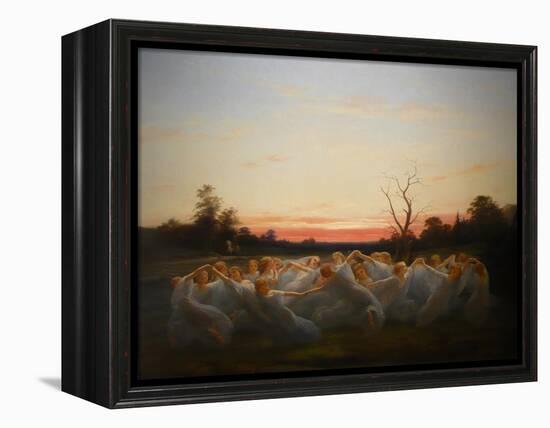 Meadow Elves (The Fairies of Meado)-Nils Jakob Blommér-Framed Premier Image Canvas