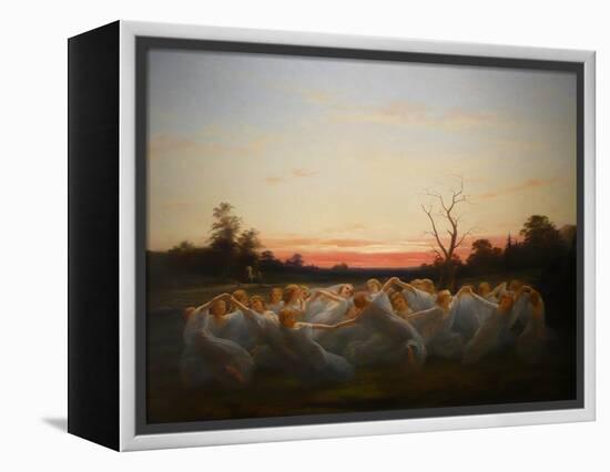 Meadow Elves (The Fairies of Meado)-Nils Jakob Blommér-Framed Premier Image Canvas