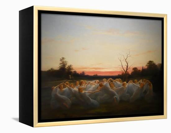 Meadow Elves (The Fairies of Meado)-Nils Jakob Blommér-Framed Premier Image Canvas