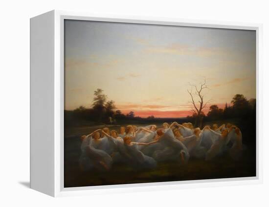 Meadow Elves (The Fairies of Meado)-Nils Jakob Blommér-Framed Premier Image Canvas