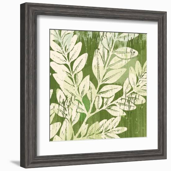 Meadow Leaves-Erin Clark-Framed Art Print