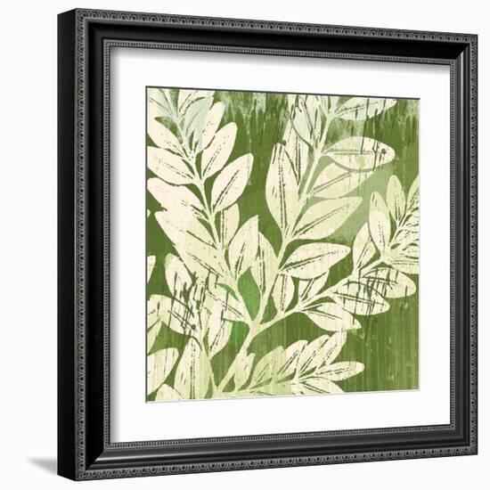 Meadow Leaves-Erin Clark-Framed Art Print