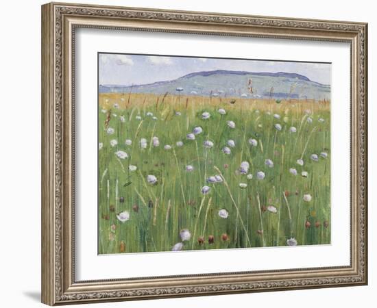 Meadow of Flowers, about 1901-Ferdinand Hodler-Framed Giclee Print