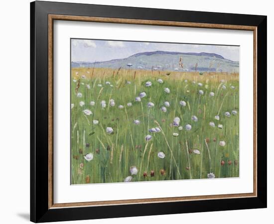 Meadow of Flowers, about 1901-Ferdinand Hodler-Framed Giclee Print