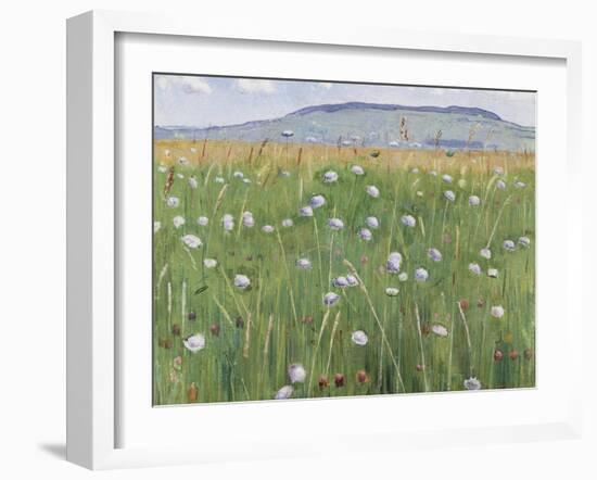 Meadow of Flowers, about 1901-Ferdinand Hodler-Framed Giclee Print