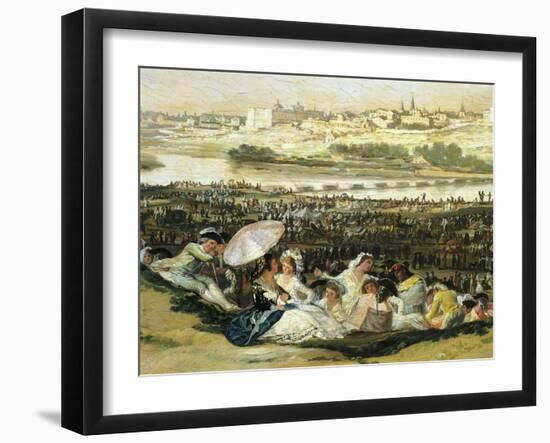Meadow of San Isidro-Suzanne Valadon-Framed Giclee Print