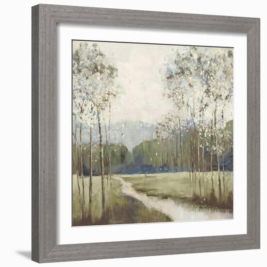 Meadow Path-null-Framed Art Print