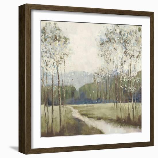 Meadow Path-null-Framed Art Print