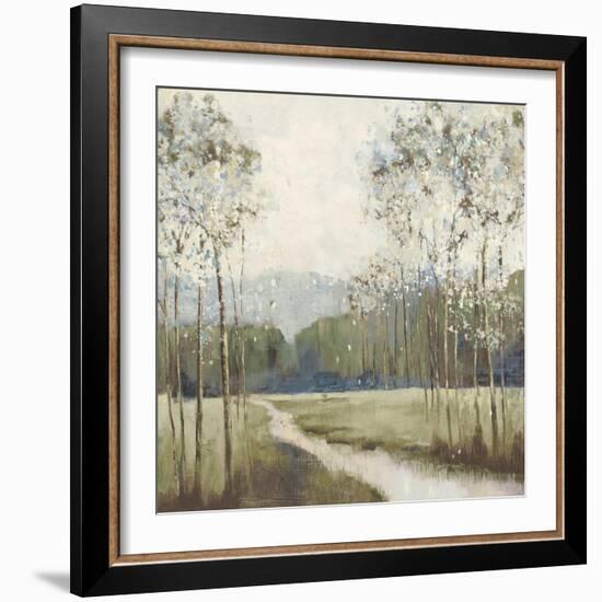 Meadow Path-null-Framed Art Print
