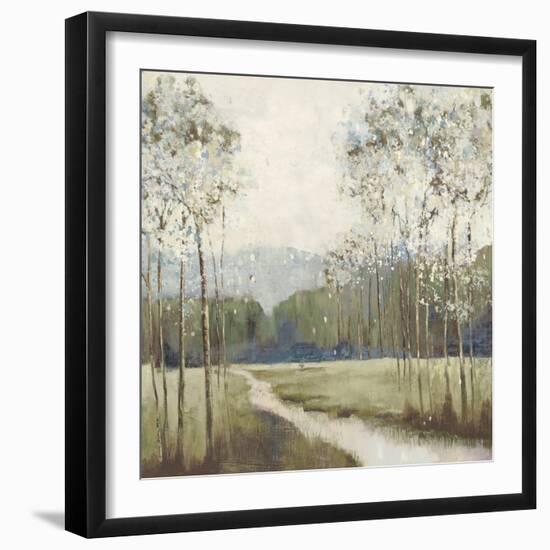 Meadow Path-null-Framed Art Print