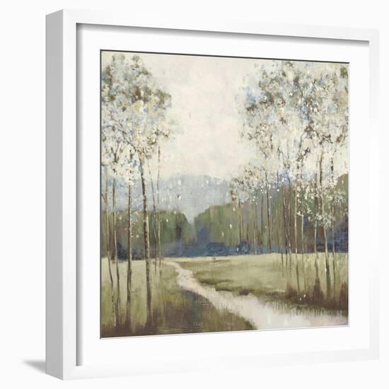 Meadow Path-null-Framed Art Print
