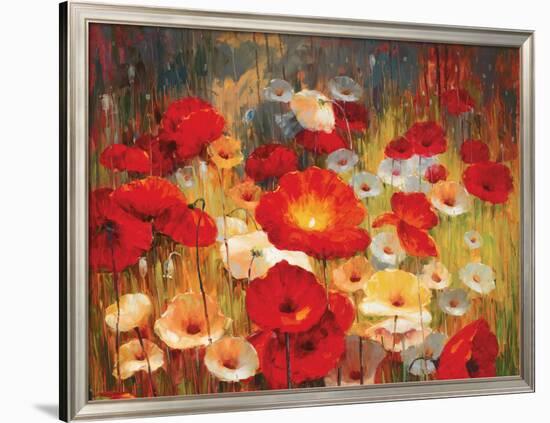 Meadow Poppies I-Lucas Santini-Framed Art Print