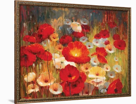 Meadow Poppies I-Lucas Santini-Framed Art Print