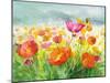 Meadow Poppies-Danhui Nai-Mounted Art Print